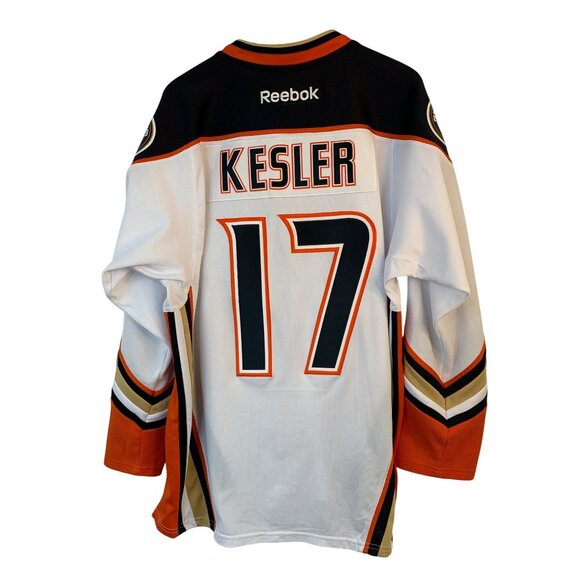 Anaheim Ducks Ryan Kesler #17 Reebok 2014 NHL Sewn Hockey Jersey L 9045 - Picture 4 of 10